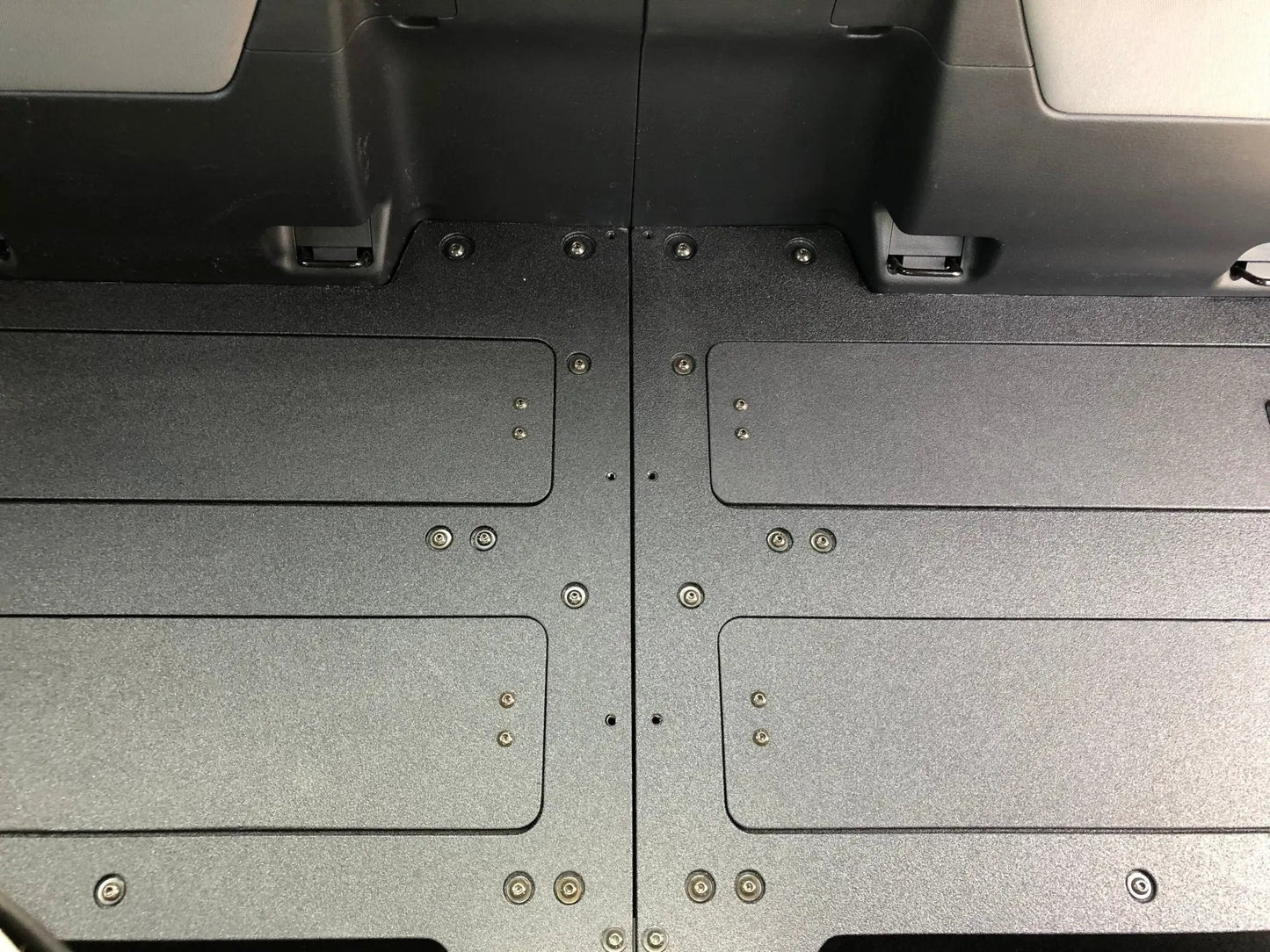 Toyota Tacoma 2016-2023 3rd Gen. Access Cab with Factory Seats - Second Row Seat Delete Plate System by Goose Gear