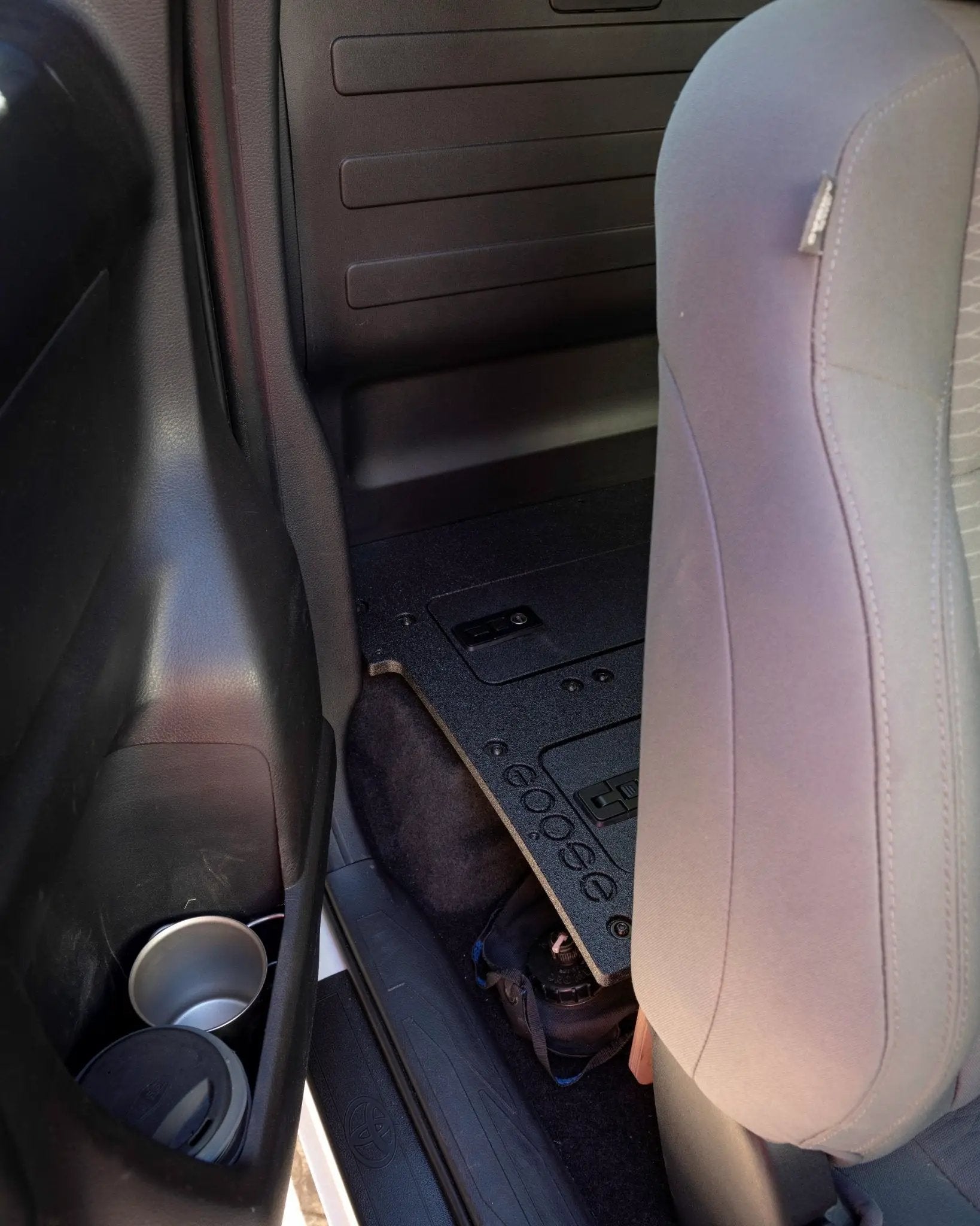 Toyota Tacoma 2016-2023 3rd Gen. Access Cab without Factory Seats - Second Row Seat Delete Plate System by Goose Gear