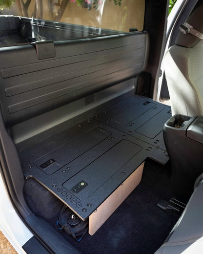 Toyota Tacoma 2016-2023 3rd Gen. Access Cab without Factory Seats - Second Row Seat Delete Plate System by Goose Gear