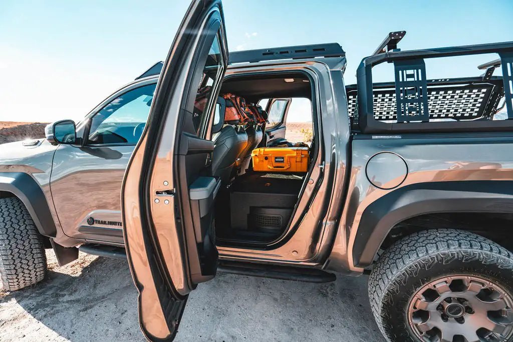 Toyota Tacoma - 2024-Present - 4th Gen - Hybrid - Double Cab - Explore Series - Seat Delete Plate System - Second Row by Goose Gear