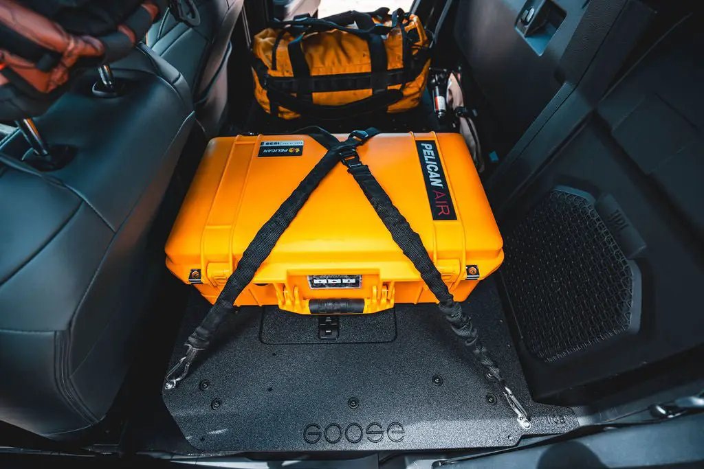 Toyota Tacoma - 2024-Present - 4th Gen - Hybrid - Double Cab - Explore Series - Seat Delete Plate System - Second Row by Goose Gear