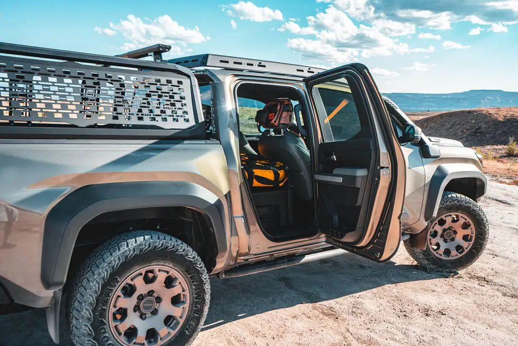 Toyota Tacoma - 2024-Present - 4th Gen - Hybrid - Double Cab - Explore Series - Seat Delete Plate System - Second Row by Goose Gear