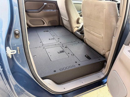 Toyota Tundra - 2000-2006 1st Gen - Double Cab - Second Row Seat Delete Plate System by Goose Gear
