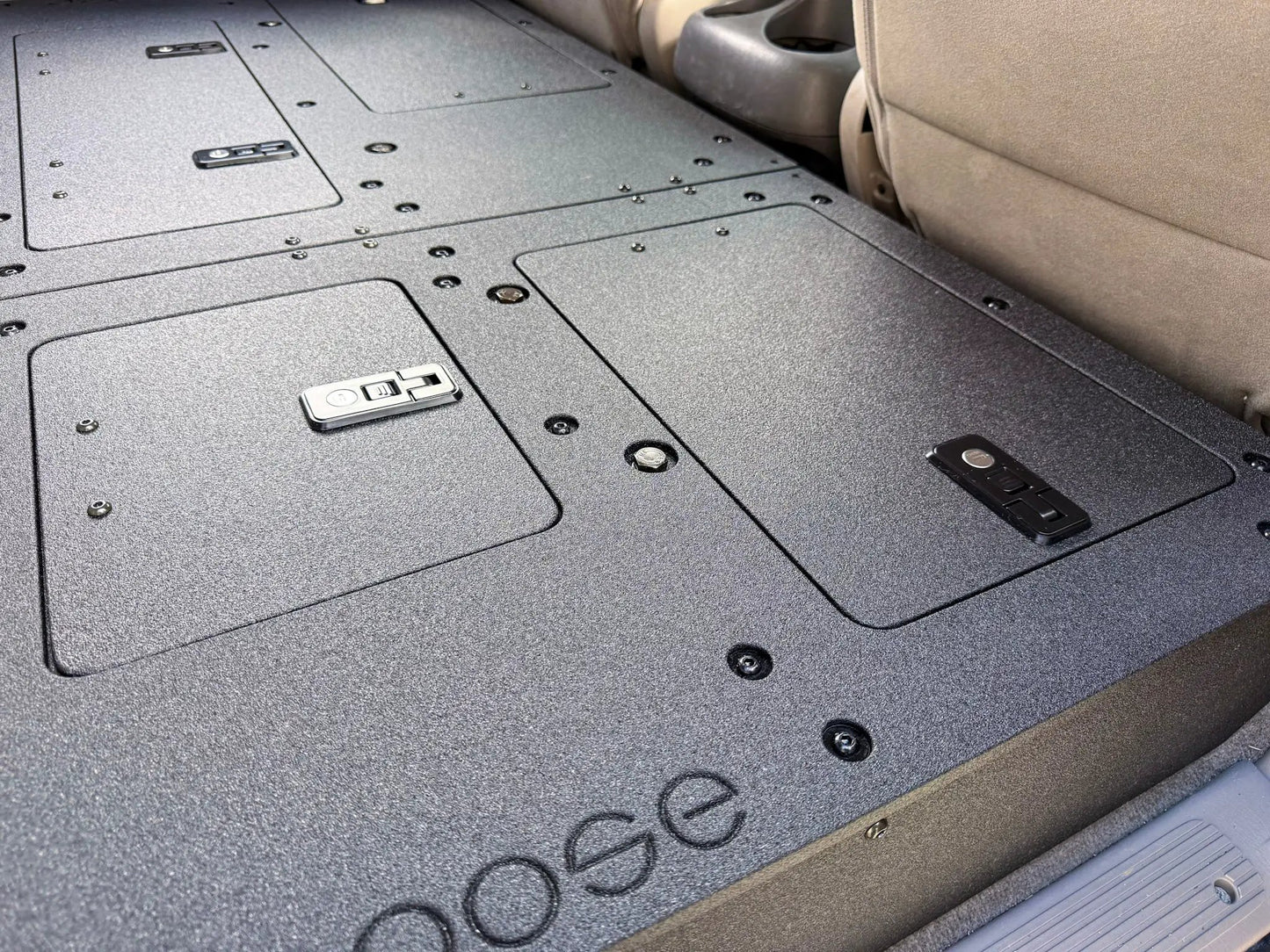 Toyota Tundra - 2000-2006 1st Gen - Double Cab - Second Row Seat Delete Plate System by Goose Gear
