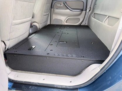 Toyota Tundra - 2000-2006 1st Gen - Double Cab - Second Row Seat Delete Plate System by Goose Gear