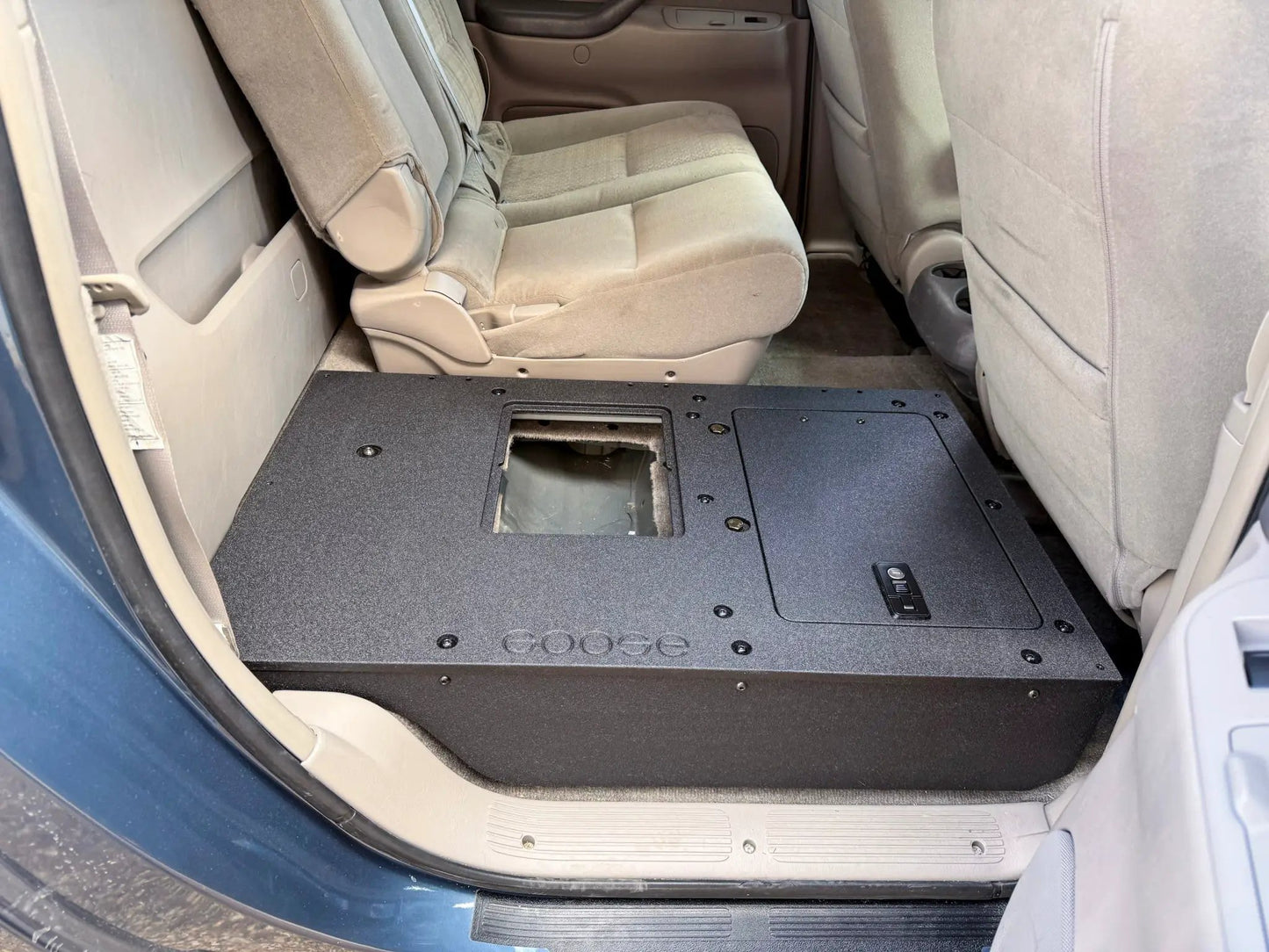 Toyota Tundra - 2000-2006 1st Gen - Double Cab - Second Row Seat Delete Plate System by Goose Gear