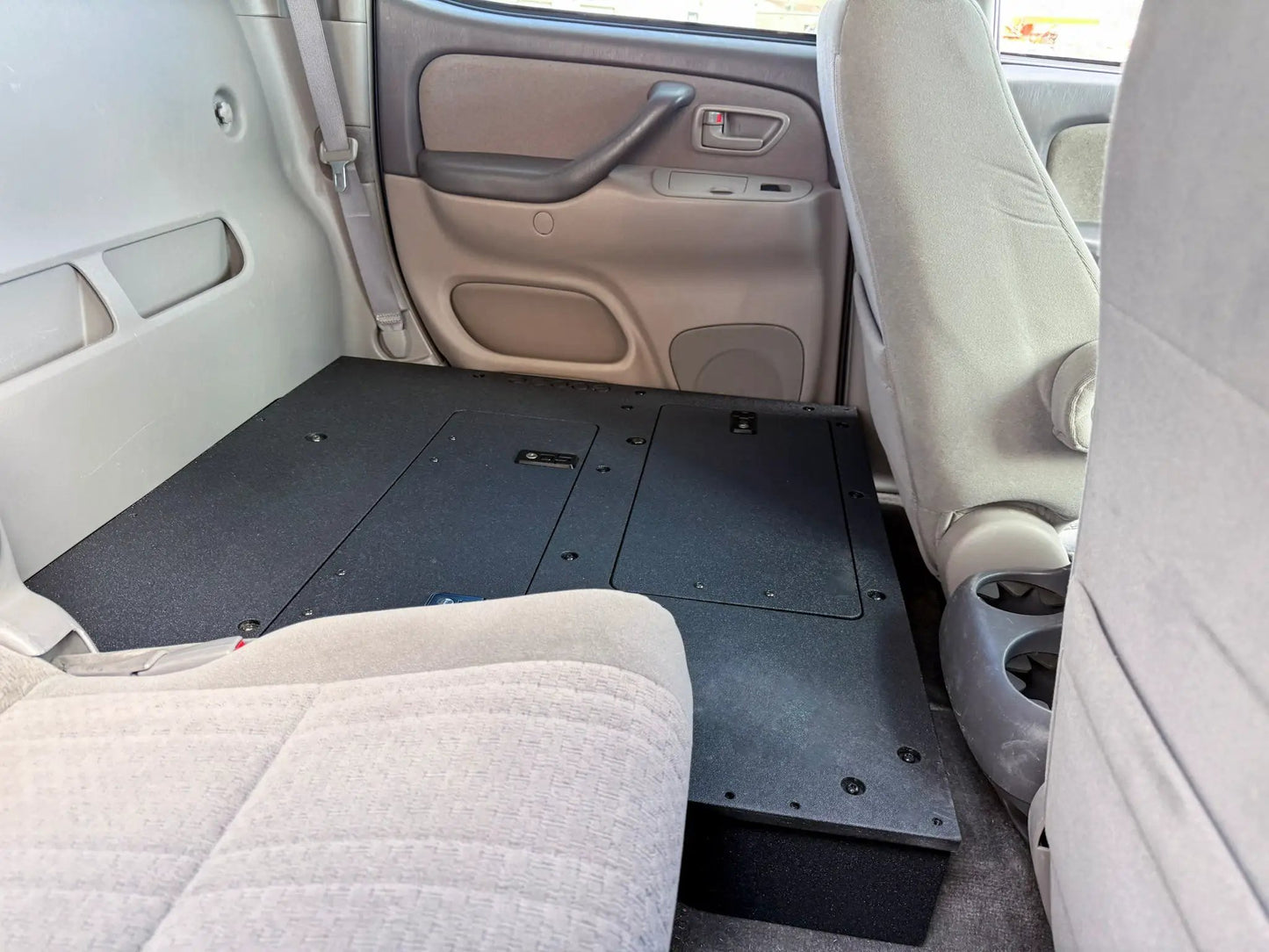 Toyota Tundra - 2000-2006 1st Gen - Double Cab - Second Row Seat Delete Plate System by Goose Gear