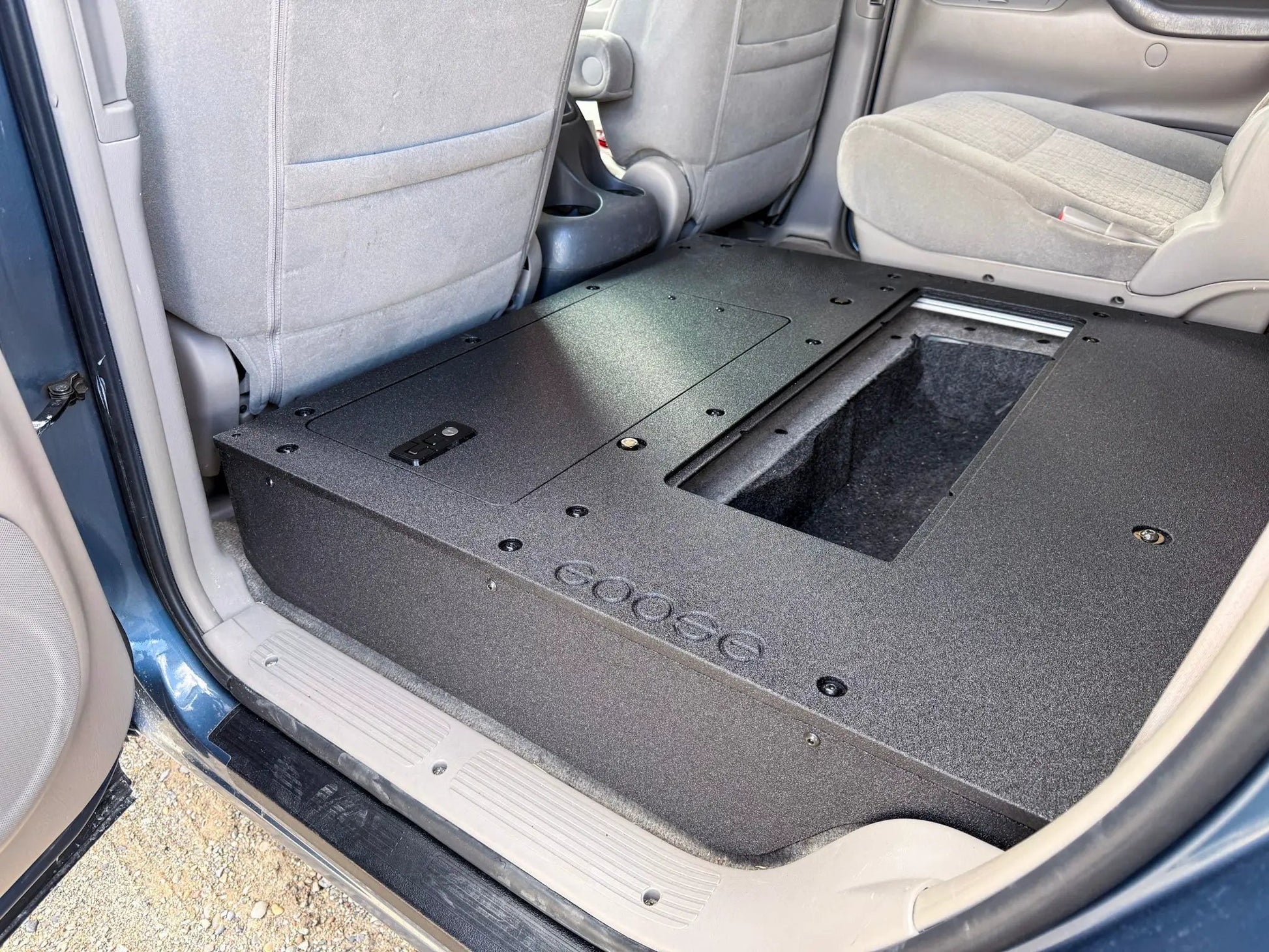 Toyota Tundra - 2000-2006 1st Gen - Double Cab - Second Row Seat Delete Plate System by Goose Gear