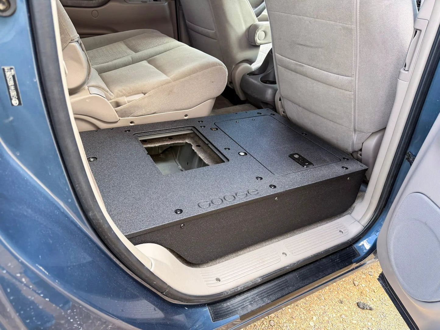 Toyota Tundra - 2000-2006 1st Gen - Double Cab - Second Row Seat Delete Plate System by Goose Gear