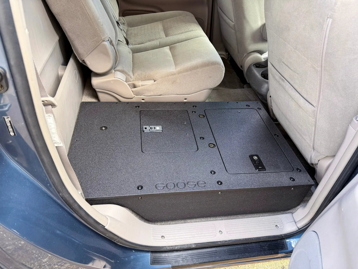 Toyota Tundra - 2000-2006 1st Gen - Double Cab - Second Row Seat Delete Plate System by Goose Gear