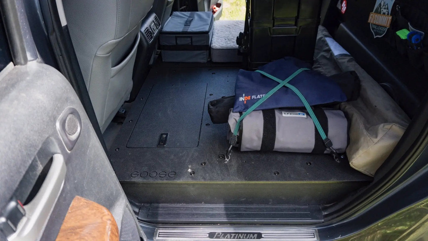 Toyota Tundra 2007-2013 2nd Gen. CrewMax - Second Row Seat Delete Plate System by Goose Gear