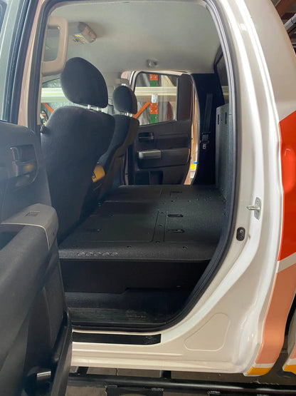 Toyota Tundra 2007-2013 2nd Gen. Double Cab - Second Row Seat Delete Plate System by Goose Gear