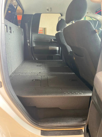 Toyota Tundra 2007-2013 2nd Gen. Double Cab - Second Row Seat Delete Plate System by Goose Gear