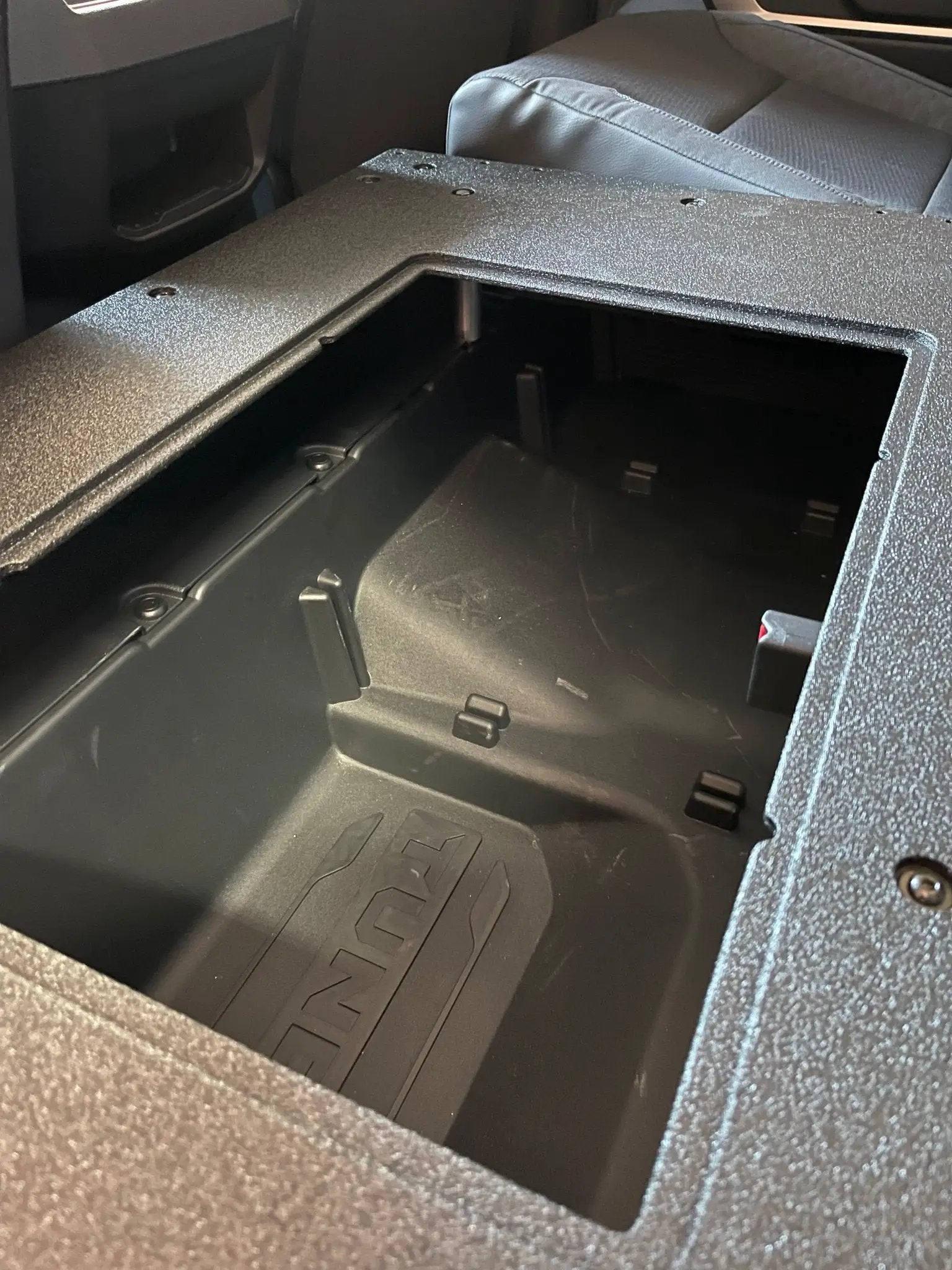 Toyota Tundra 2022-Present 3rd Gen. DoubleCab - Second Row Seat Delete Plate System by Goose Gear