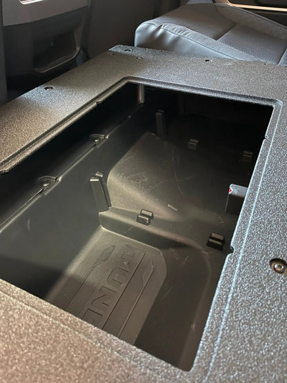 Toyota Tundra 2022-Present 3rd Gen. DoubleCab - Second Row Seat Delete Plate System by Goose Gear