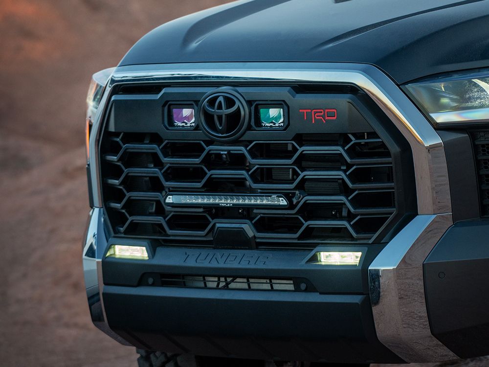 TRIPLE-R-LIGHTS Toyota Tundra TRD (2022+) Grille Kit - Carbon-2