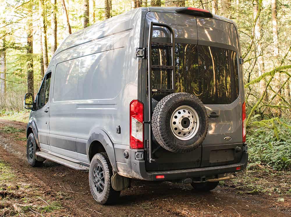 Flatline Van Co. Transit Van Low Pro Roof Rack , 130" Mid Roof by Flatline Van Co.
