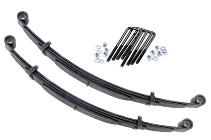 Rough Country Front Leaf Springs | 4" Lift | Pair | Ford F-250 4WD (1980-1997) by Rough Country