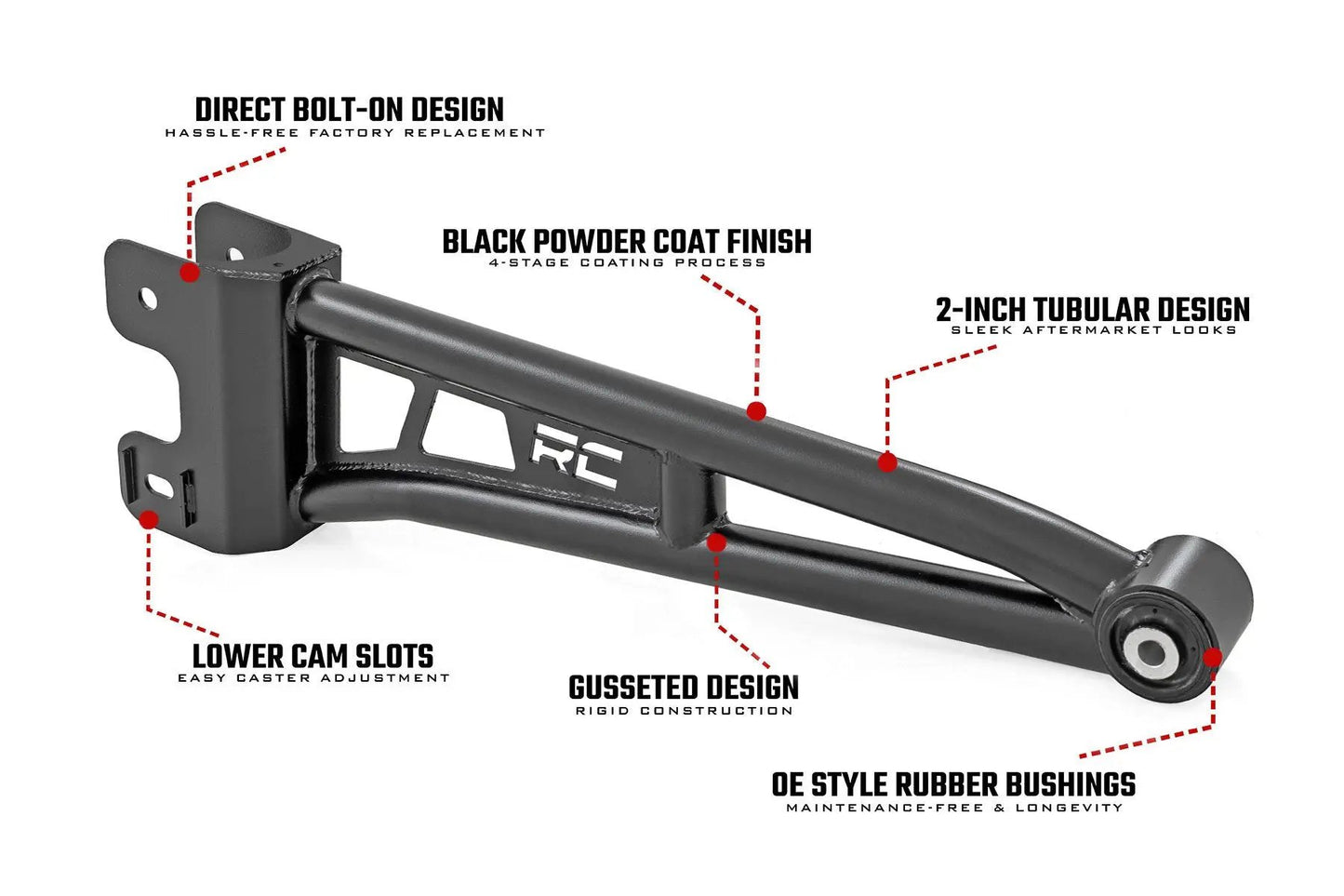 Rough Country Radius Arm Upgrade | Ford F-250/F-350 Super Duty 4WD (2023-2026) by Rough Country