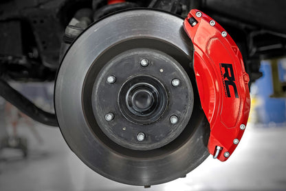 Rough Country Caliper Covers | Front and Rear | Red | Toyota Tundra 2WD/4WD (2022-2026)