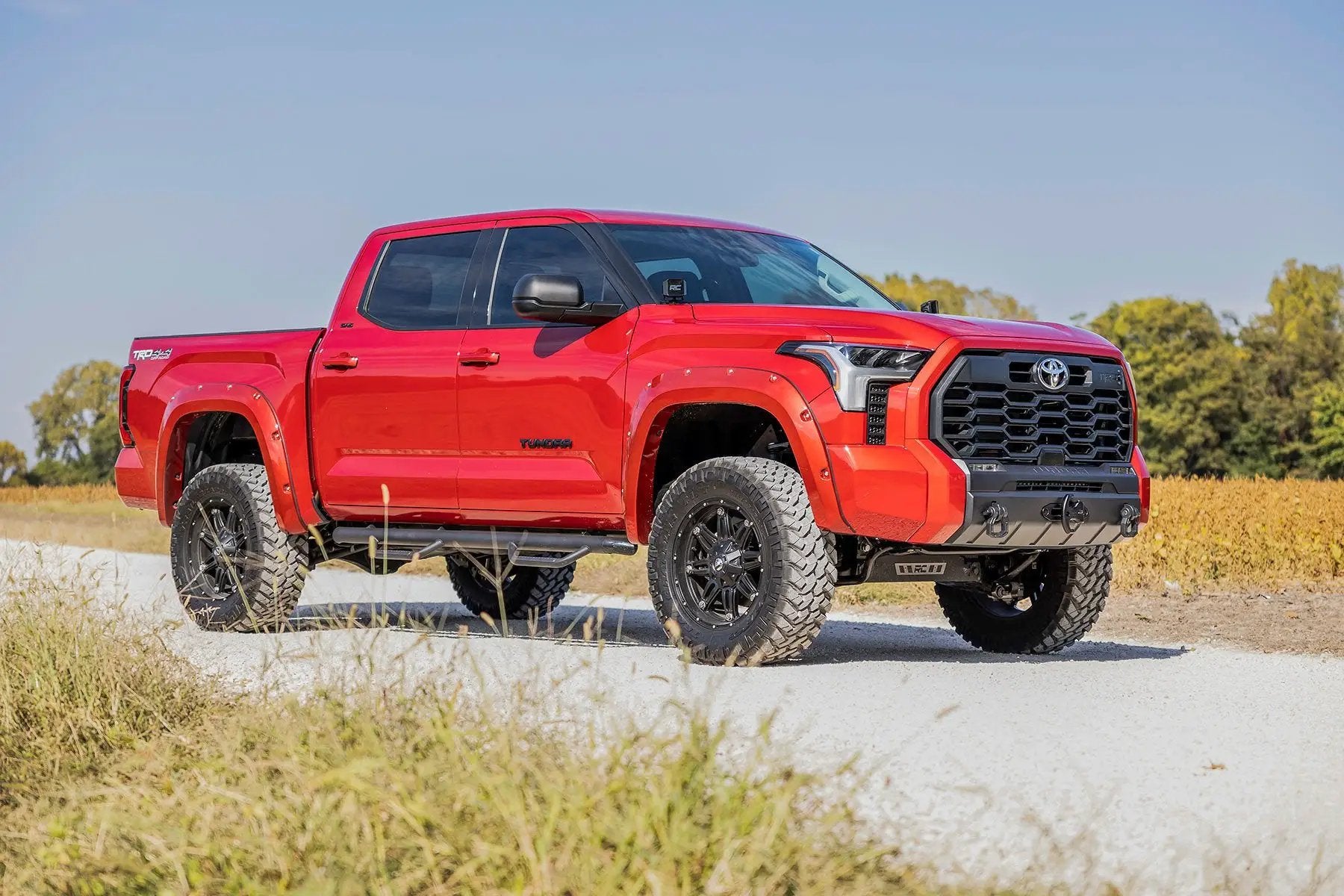 Rough Country Pocket Fender Flares | 218 Midnight Black Metallic | Toyota Tundra (22-26) by Rough Country