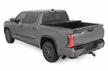 Rough Country Hard Tri-Fold Flip Up Bed Cover | 5'7" | Toyota Tundra 2WD/4WD (2022-2026) by Rough Country