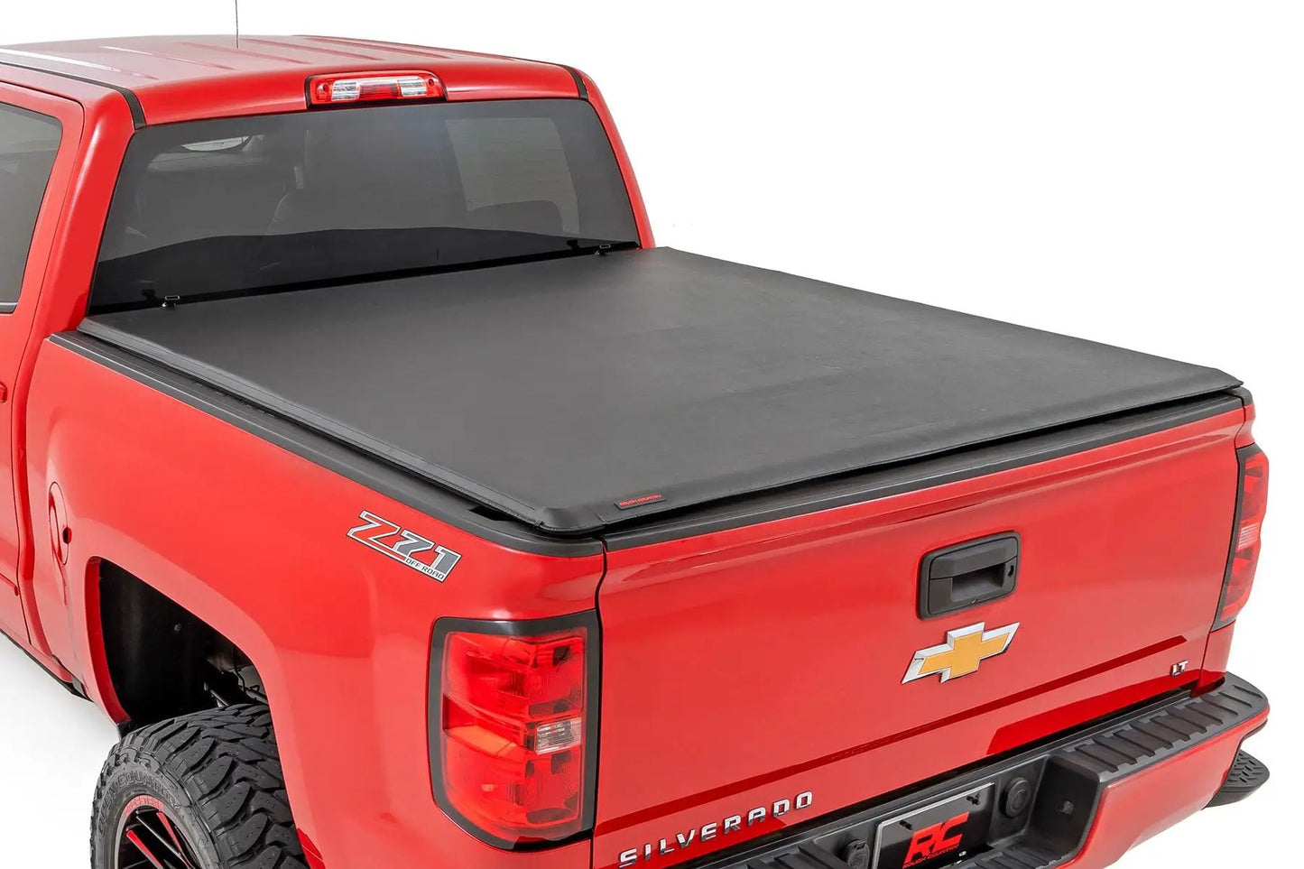 Rough Country Soft Roll Up Bed Cover | 6'7" Bed | Chevy/GMC 1500/2500HD/3500HD (14-19 & Classic) by Rough Country