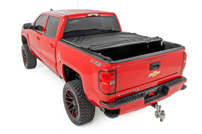 Rough Country Soft Roll Up Bed Cover | 5'9" Bed | Chevy/GMC 1500 (14-18 & Classic) by Rough Country