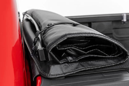 Rough Country Soft Roll Up Bed Cover | 6'7" Bed | Chevy/GMC 1500/2500HD/3500HD (14-19 & Classic) by Rough Country