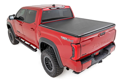 Rough Country Soft Roll Up Bed Cover | 6'7" Bed | Toyota Tundra 2WD/4WD (2022-2026) by Rough Country