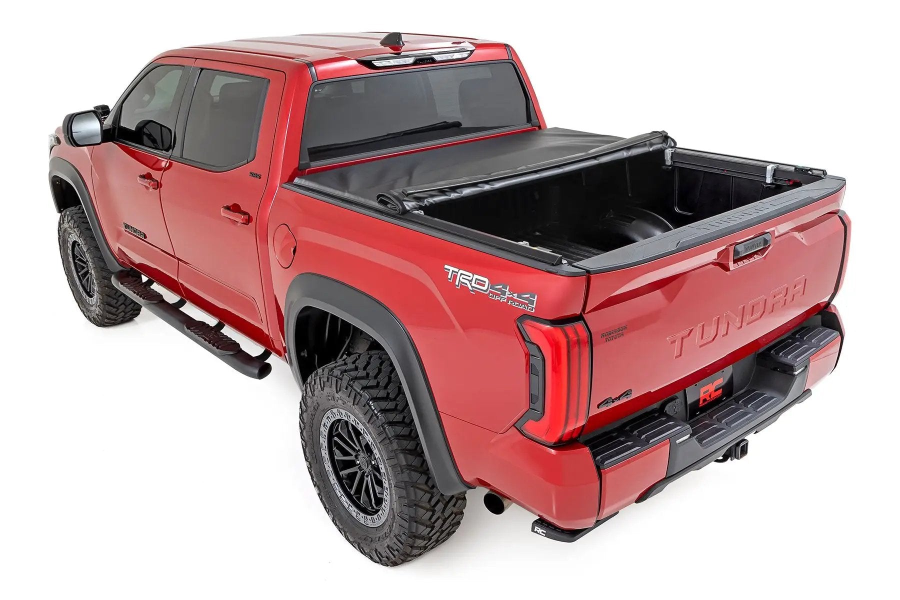 Rough Country Soft Roll Up Bed Cover | 6'7" Bed | Toyota Tundra 2WD/4WD (2022-2026) by Rough Country
