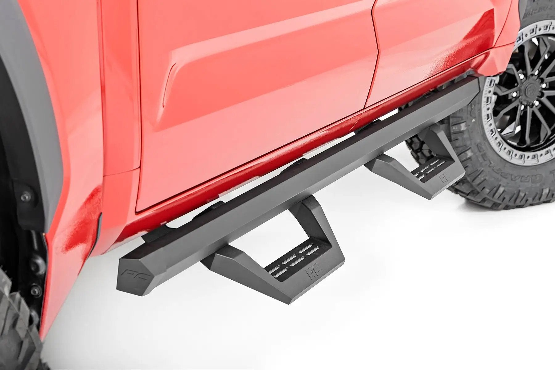 Rough Country SRX2 Adj Aluminum Steps | CrewMax | Toyota Tundra 2WD/4WD (2022-2026) by Rough Country