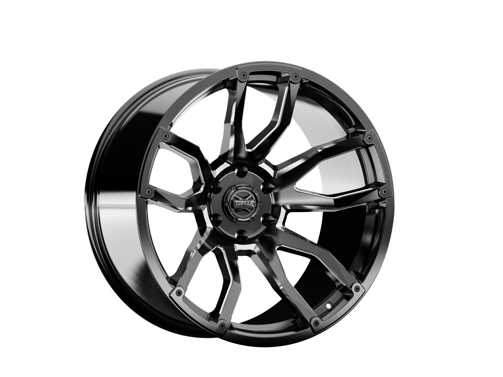 Torque Impact | Gloss Black w/Milled Accents | 20x9 | 6x5.5 | -12mm by Torque