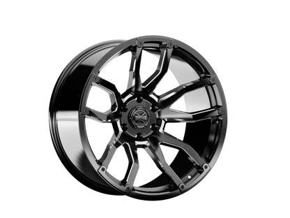 Torque Impact | Gloss Black w/Milled Accents | 20x9 | 6x5.5 | -12mm by Torque