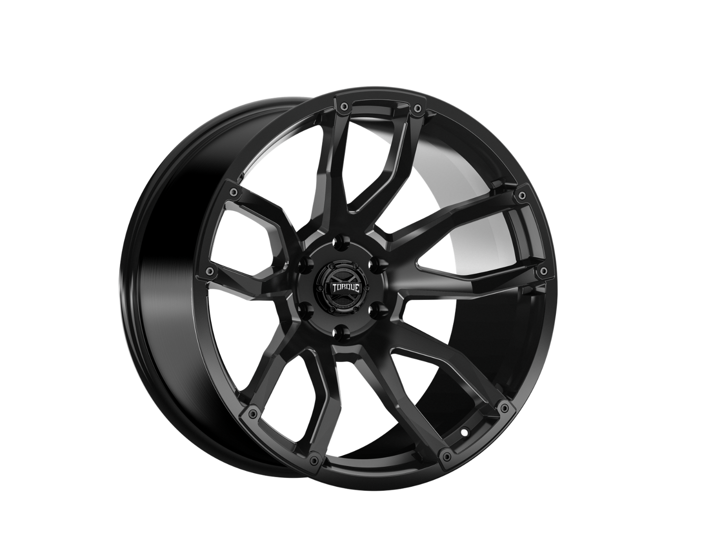 Torque Impact | Satin Black| 20x9 | 6x135 | -12mm by Torque