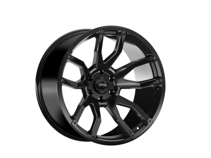 Torque Impact | Satin Black| 20x9 | 6x135 | -12mm by Torque