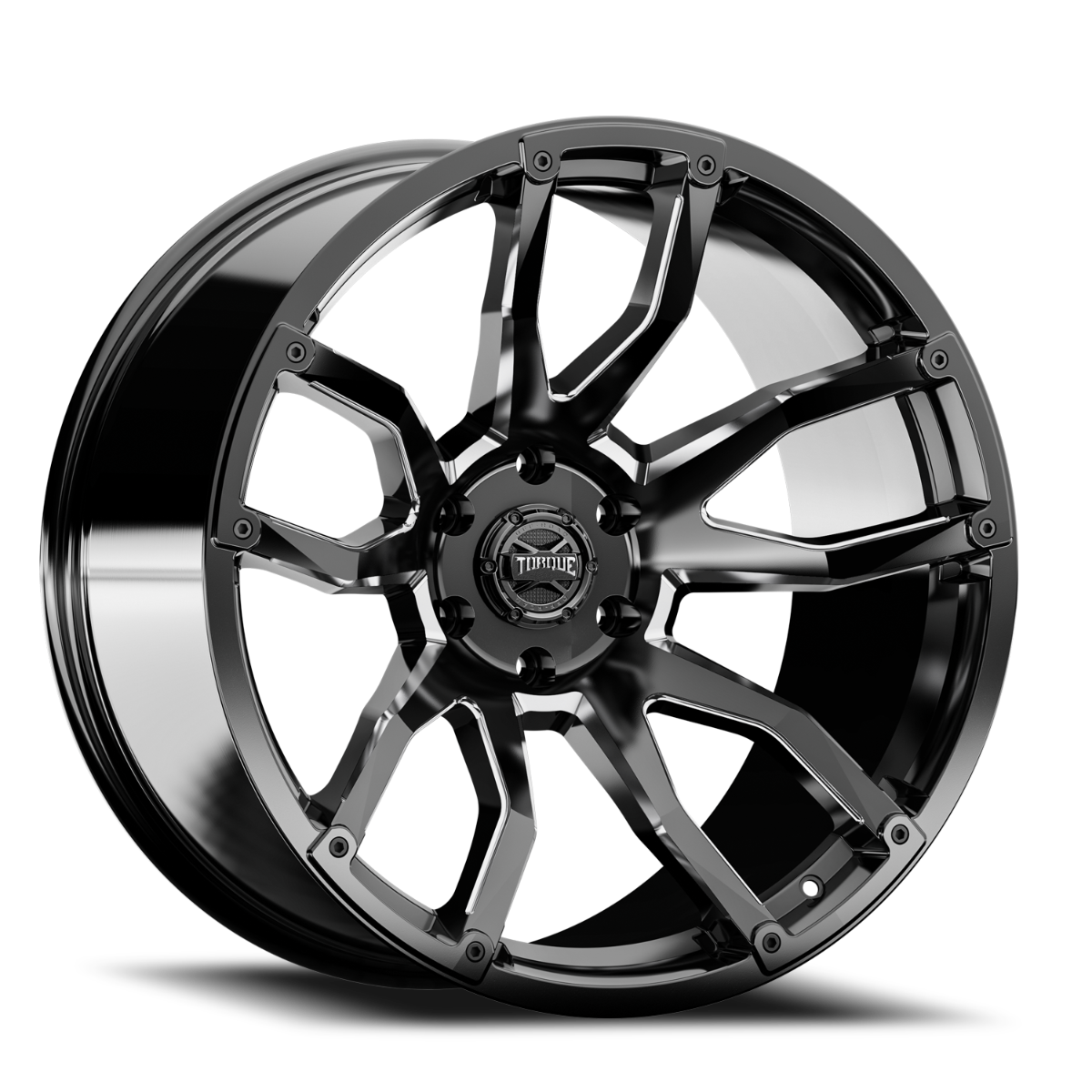 Torque Impact | Gloss Black w/Milled Accents | 20x9 | 6x5.5 | -12mm by Torque