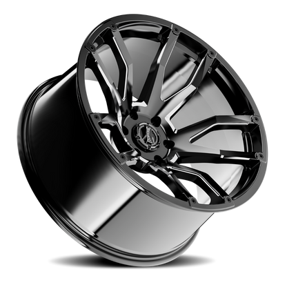Torque Impact | Gloss Black w/Milled Accents | 20x9 | 6x5.5 | -12mm by Torque