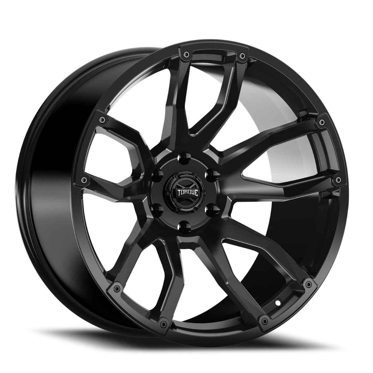 Torque Impact | Satin Black| 20x9 | 6x135 | -12mm by Torque