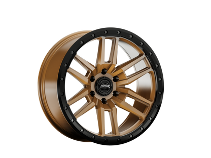 Torque Pritchett | Bronze w/Black Lip | 17x9 | 6x5.5 | 0mm by Torque