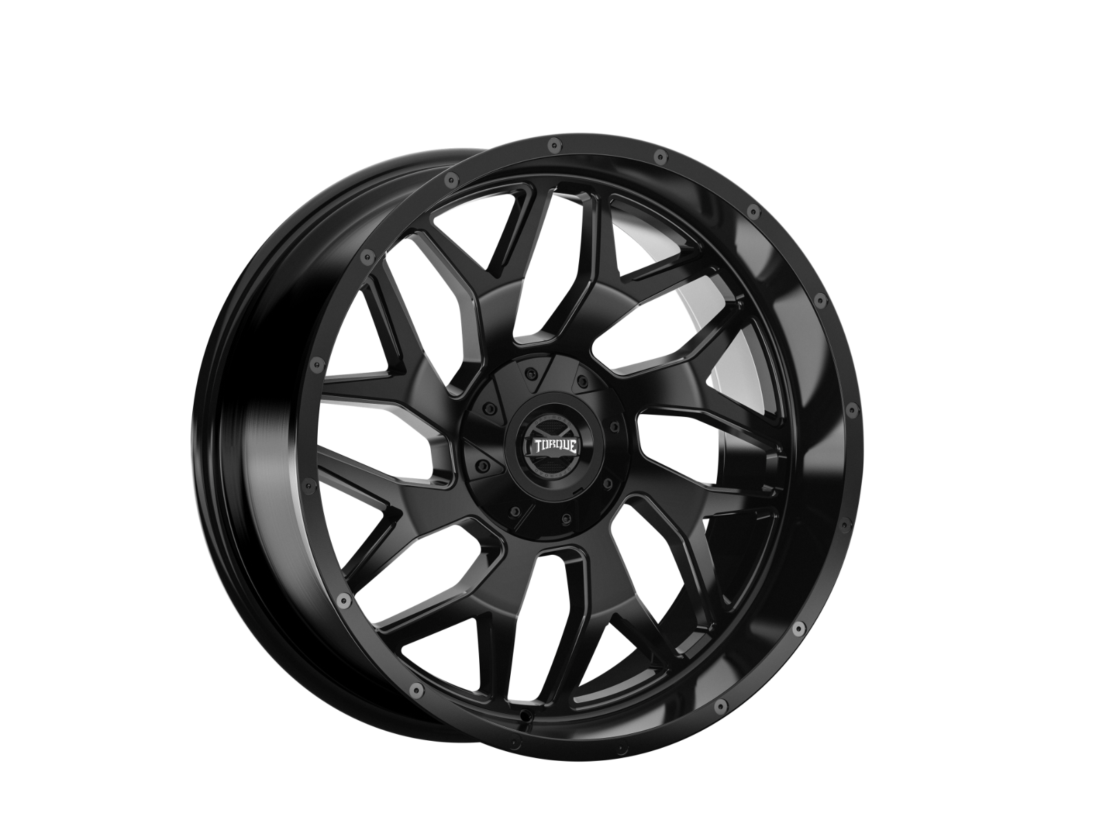 Torque Vortex | Satin Black | 20x9 | 6x5.5/6x135 | -12mm by Torque