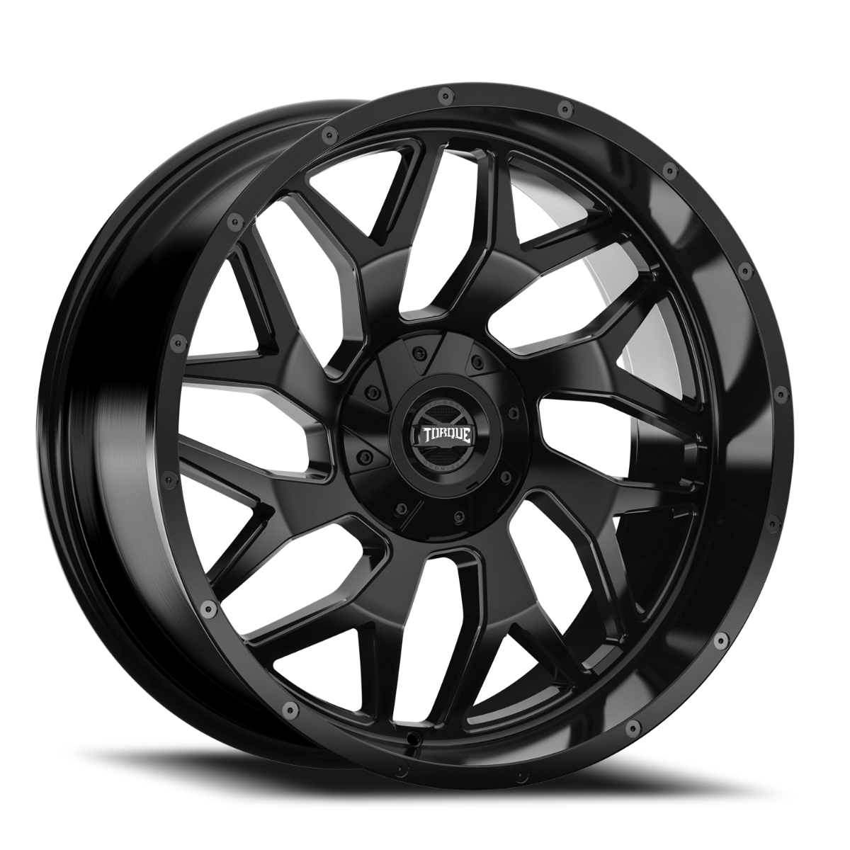 Torque Vortex | Satin Black | 20x9 | 6x5.5/6x135 | -12mm by Torque