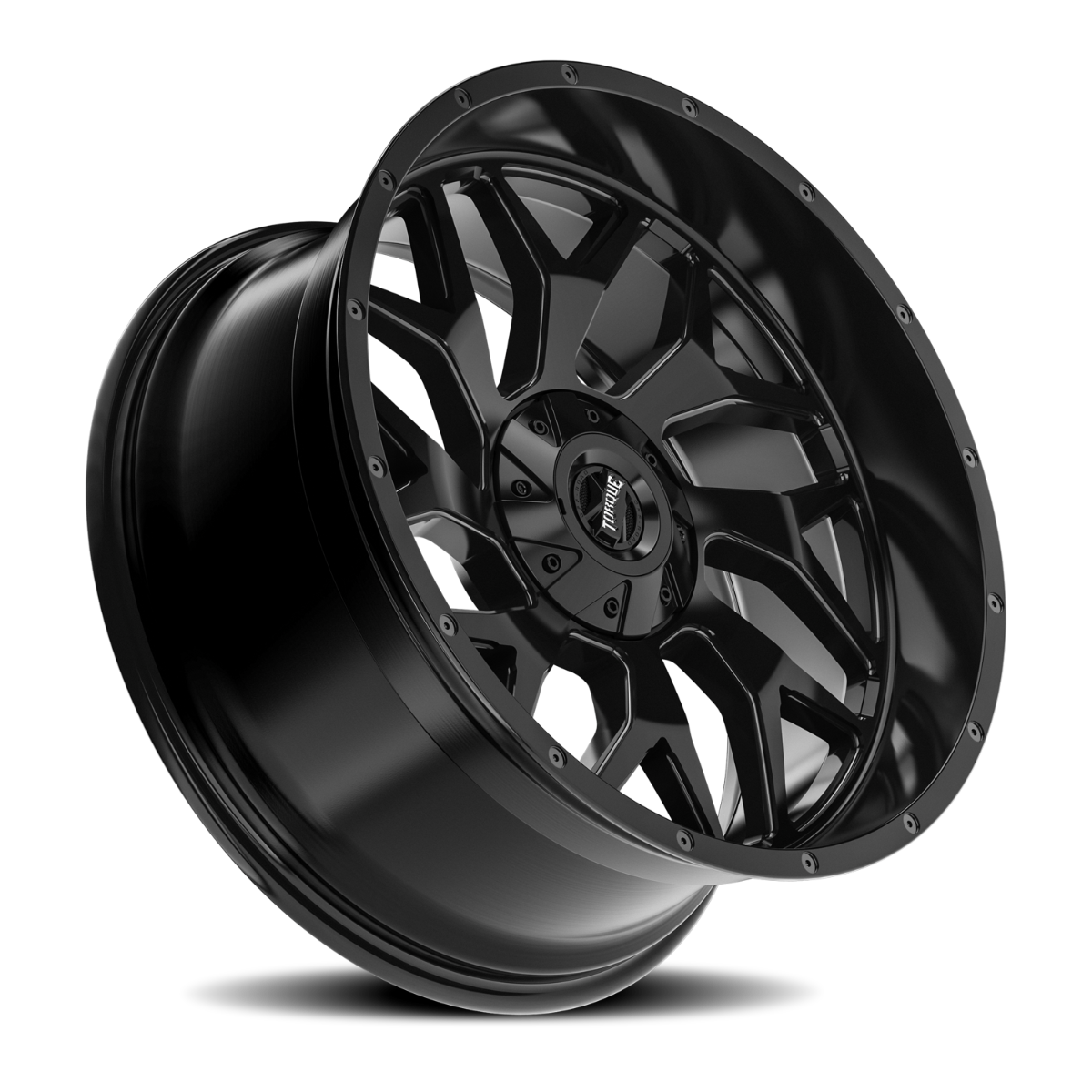 Torque Vortex | Satin Black | 20x9 | 6x5.5/6x135 | -12mm by Torque