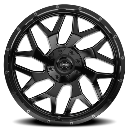 Torque Vortex | Satin Black | 20x9 | 6x5.5/6x135 | -12mm by Torque