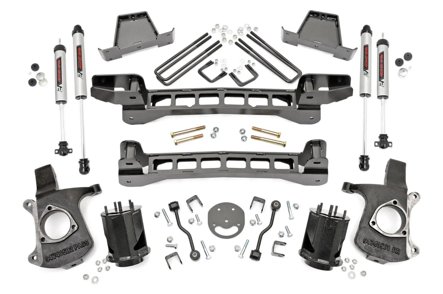 Rough Country 6 Inch Lift Kit | V2 Shocks | Chevy/GMC 1500 2WD (99-06 & Classic) by Rough Country