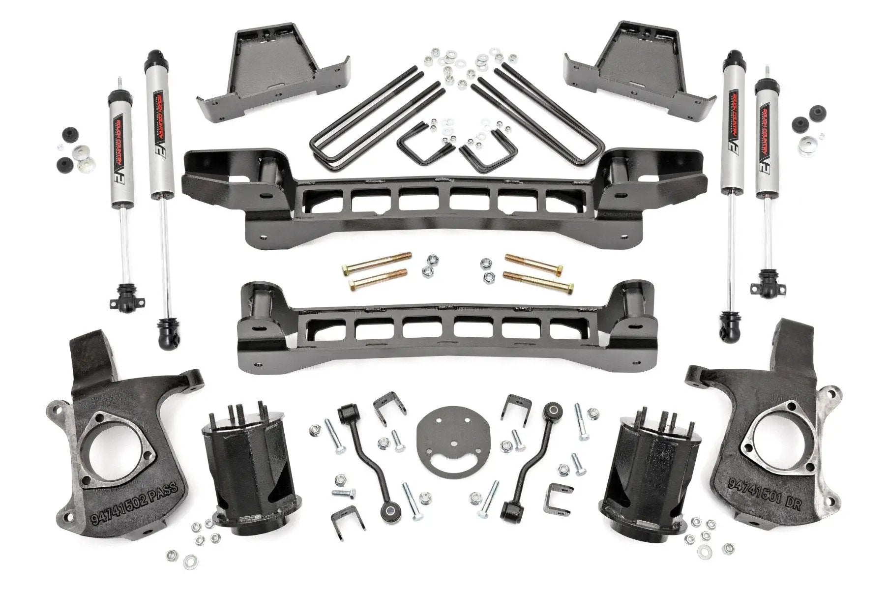 Rough Country 6 Inch Lift Kit | V2 Shocks | Chevy/GMC 1500 2WD (99-06 & Classic) by Rough Country