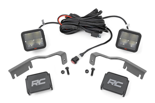 Kit de luces LED | Montaje en zanja | Par Spectrum de 2" | Spot | Nissan Frontier (22-26)