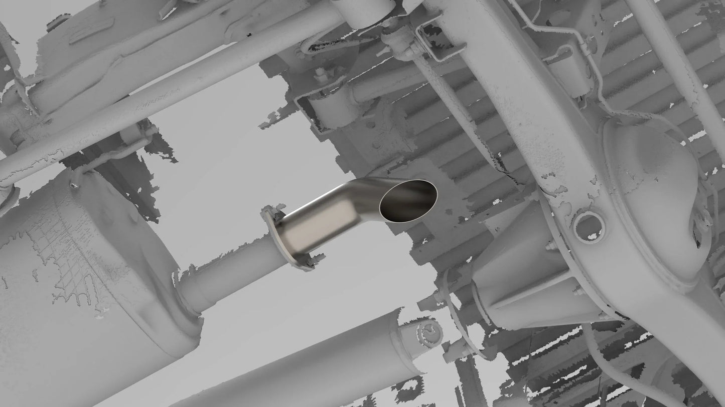 NYTOP 2024-Current Toyota Tacoma Titanium Axle Dump Exhaust Tip