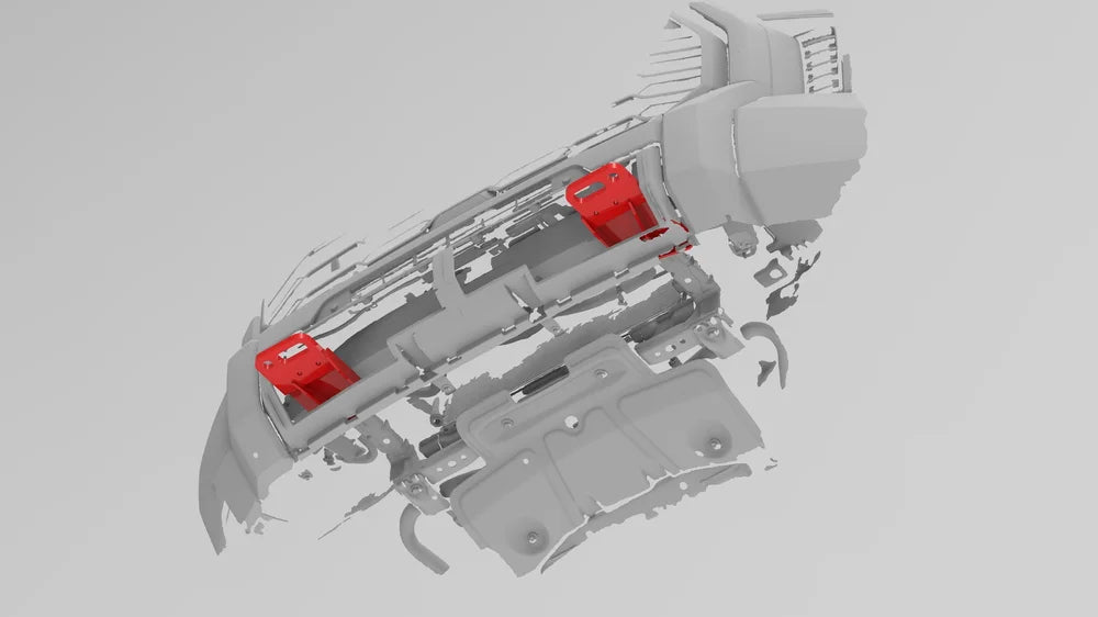NYTOP 2022-Current Передние буксировочные проушины Toyota Tundra