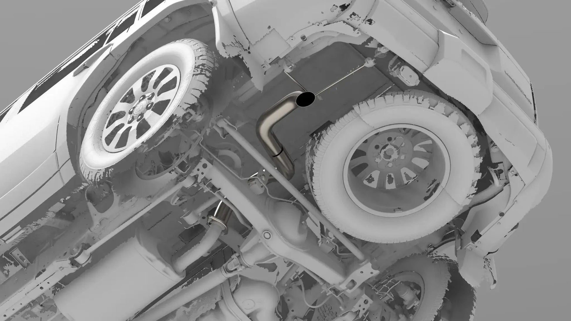 NYTOP 2024-Current Lexus GX550/Toyota Land Cruiser Titanium Axle Dump Exhaust by NYTOP